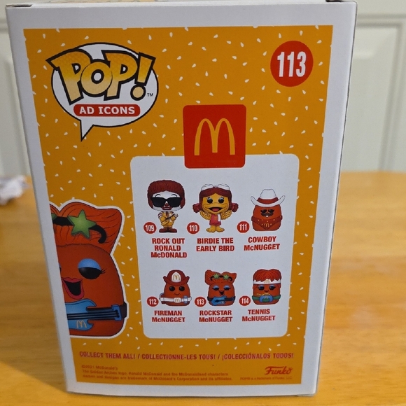 Funko Pop! Ad Icons Rockstar McNugget - Orange and Blue - Picture 3 of 4